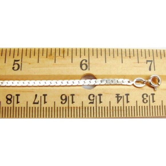 7" Bracelet Sterling Silver 925 Patina Grams 2.21 Vintage - Picture 3 of 5